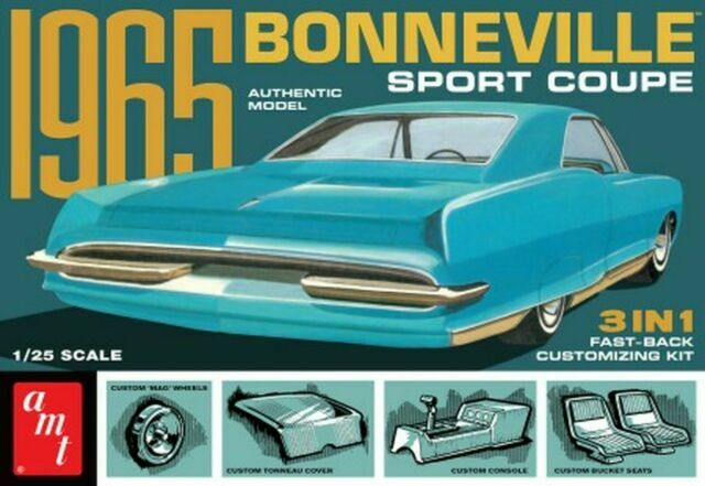 AMT 1260 – 1/25 1965 Pontiac Bonneville Plastic MODEL KIT
