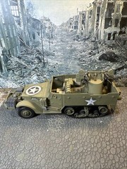 Built 1/35 M16 AA Half-Track Multiple Motor Carriage Anti-Aircraft !!