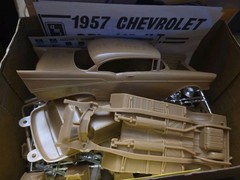 CHEVY BEL AIR SPORT COUPE 1957 Model 1/25 AMT ERTL CUSTOM KIT SEALED 1990 New