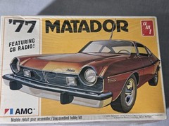 RARE Vintage 1/25 AMT ’77 AMC MATADOR T480 NEW OLD STOCK FACTORY SEALED 1970s