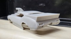 1/24 scale resin 3d printed Olds 442 Blown Pro Mod drag body model slot car