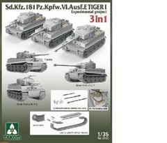 Takom 1/35 Sd.Kfz.181 Pz.Kfw.VI.Ausf.E Tiger I Experimental Project #2192 📌USA