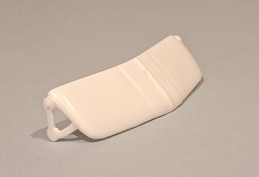 1949 Ford 49 Mercury Fulton style Sun Visor . 1:24 1:25 scale. Resin Fits AMT