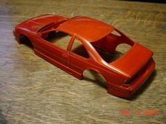 1989-1993 Ford Thunderbird Slot Car Body 1/24 1/25 Model Part UPRM