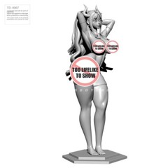 55mm Resin Fantasy Goat Monster Girl Unpainted Unassembled td-4067-16A