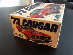 MPC 1/25 RARE ORGINAL ISSUE 1973 MERCURY COUGAR 1/25 MODEL CAR KIT UNBUILT