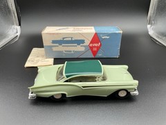 1957 Ford Fairlane 500 Promo AMT 133 Two-Tone Green W/ Original Box + Paper