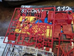 Monogram Car 2 Model Kits 67 Corvette 427 Coupe 1/14 Scale & 53 Corvette 1/24