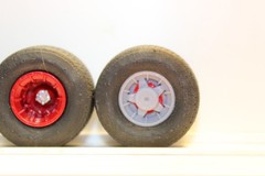 W-104 1/25 scale resin model car dirt track tires and wheels ,