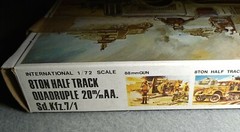 Hasegawa / Mini Craft 1/72 scale 8 Ton Half Track Quadruple 20mm -complete kit-