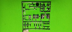Chrome Sprue Grill Peterbilt 359 Cross Country Hauler 1/25 AMT Mirrors Exhaust