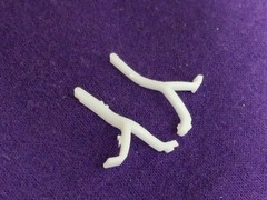 1948 Ford Coupe REAR BUMPER BRACKETS from Revell 1:25 Model Kit 48