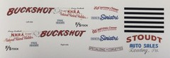 Decals – Buckshot, Larry Lombardo’s National Record Holder Corvette, Nice👌