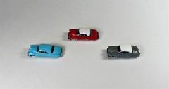 New! SMC-802 1950 Chevy Bel Air Hard Top 2 Door HO-1/87th Scale Clear Resin Kit