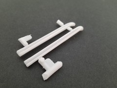 1966 Malibu SS EXHAUST SIDE PIPES for Revell Monogram 1:24 Model 66 Chevelle