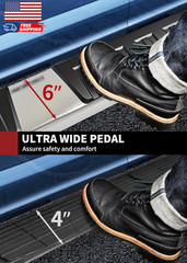 6 Inches Running Boards Compatible with 2009-2018 Dodge Ram 1500 Crew Cab 2019