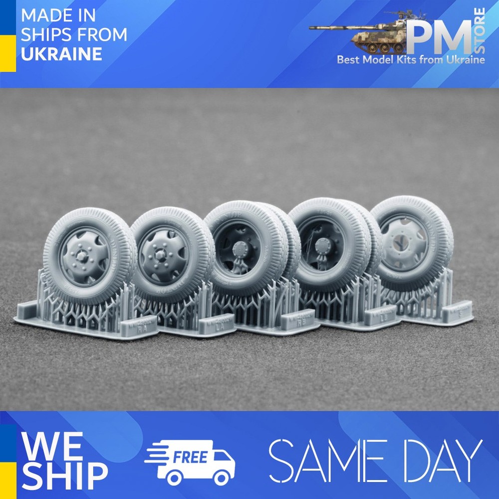 ScaleX WW-48002W 1/48 Blitz Early v2 deformed wheel set for Italeri, Tamiya