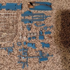 Vintage 1963 Revell Mickey Thompsons Attempt I 1/25 Scale Model Kit Started