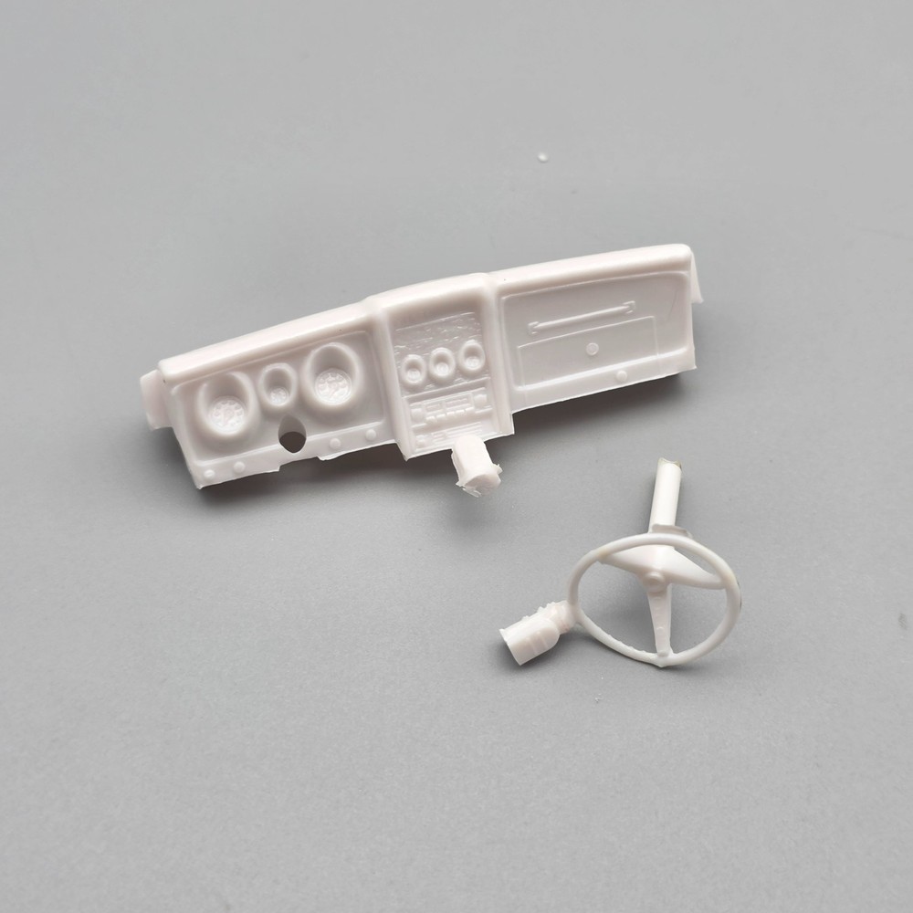 AMT 1/25 1971 71 Ford Mustang Mach 1 Parts Kitbash Dashboard Steering Wheel