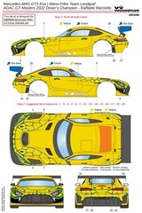 LB Production 1/24 Mercedes AMG GT3 Evo Mann-Filter ADAC ’22 Champ Decal LB24086
