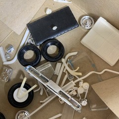 Vintage 1970’s AMT Chevy Blazer T336 Plastic Model Kit “built/parts”