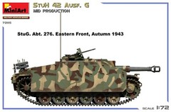 MiniArt 1/72 StuH 42 Ausf G Mid-Production Model Kit Made in Ukraine