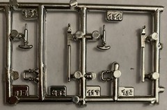1/16 Jeep Golden Hawk WINDSHIELD WIPERS, HOOKS,HANDLES 271 1637 Model Car Parts