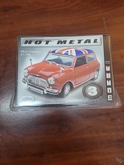 HOT METAL Classic Red Mini Cooper TESTORS Model Kit Diecast 1:18 – BRAND NEW