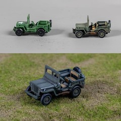 1:72 Scale Willys Jeep Model Kit – DIY Assembly for Historical Collectors