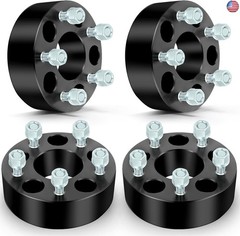 OCPTY 4PCS 5×4.75 to 5×4.75 Wheel Spacers 2″ Wheel Adapters 12×1.5 Studs 70.5mm