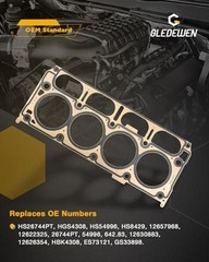 Head Gasket Set 5.3 L, w/ Cylinder Head w/ Bolts, 14-19 Chevy Silverado GMC 5.3