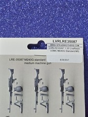 Live Resin 1/35 M240G Standard MG (LVRLRE35087)