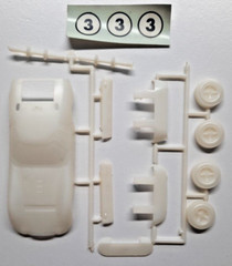 MASERATI 5000 GT Vintage 1965 1/32 Scale Plastic Model Slot Car Body Kit HAWK 04