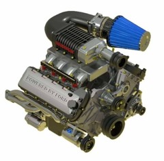 1/25 3D Resin Ford Coyote 5.0 Whipple Supercharged Engine W/ Transmission