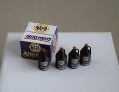 1/18 or 1/24 Scale NAPA Oil Case & 4 products for Diorama shop 5 items