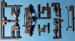 59 CADILLAC ELDORADO CONV FRONT SUSPENSION -MONO 2957 – MODEL CAR KIT PARTS LOT