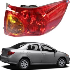 WFLNHB Right Passenger Side Outer Tail Light Assembly Replacement for Toyota
