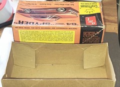 1964 Corvair AMT Craftsman Yellow Spyder Unbuilt Torn box ~ Includes “alligator”