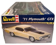 Revell ’71 Plymouth GTX 1:24 Sealed Plastic Model Kit Skill 2 85-2166 (B30)