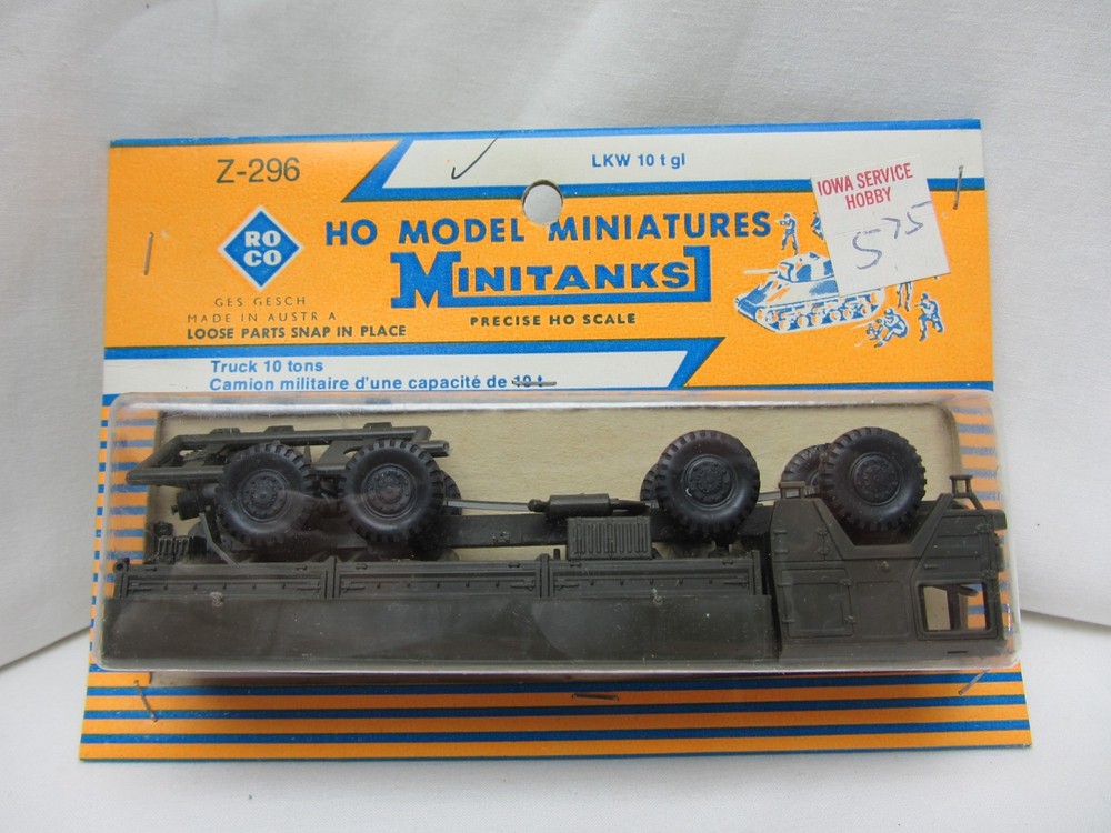 ROCO MINITANKS DBGM #296 Bundeswehr German Army MAN N 4640 10 Ton Cargo Truck #1