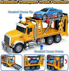 Kids Toys for 3 4 5 6 7 8 Years Old Boys, Transport Cars Carrier with Racing…