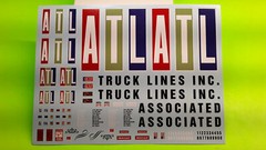 GMC Astro 95 1/25 Decal Sheet Michigan License Plate 1976 Semi 8 x 6 Inches