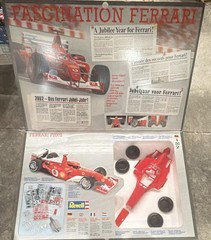 NEW SEALED, RARE Revell Ferrari F2002 1:12 Unassembled Model Kit 07493