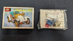 Small Antique Car Model Kits: Renault 1911, Stanley Steamer 1909, 1913 Mercedes