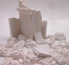 1/35 Diorama Ruins Walls Rubble Debris Brick Concrete Finest Quality & Detail