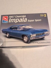 AMT/Ertl 1967 Chevrolet Impala Super Sport Vintage 1997 1/25 Model Kit NEW