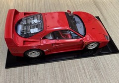 FERRARI F40 POCHER RIVAROSSI 1/8 Scale Die Cast Model Built