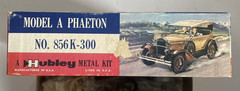 VINTAGE HUBLEY MODEL A PHAETON METAL KIT NO. 856K-300 NEVER ASSEMBLED IN THE BOX