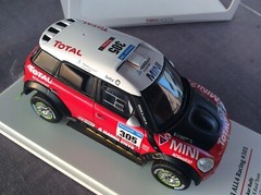 1/43 TSM Mini Countryman,Dakar Rally ,4WD, red/wh. Roof,no305, mint!!!