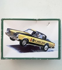 Hurst Hemi Under Glass Barracuda Drag Car Super Boss Funny car 1/25 AMT